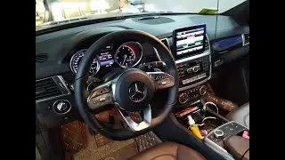 Установка руля с сенсорными кнопками на Мерседес / Mercedes Benz GL X166 ML W166