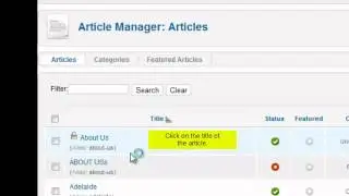 How to Edit the Meta Data TUTORIAL Joomla 1.7