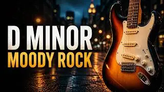 D Minor Moody Rock Backing Track | 72 BPM