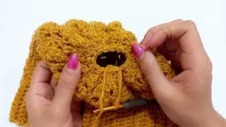 Super Easy Crochet Beanie Hat Pattern For Beginners🥰 only 2 rounds