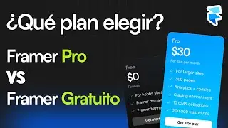 FRAMER GRATIS vs PRO: Descubre qué PLAN te CONVIENE MÁS | Framer en Español