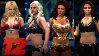 WWE 12 - ALL DIVAS ENTRANCES + DLC [HD]
