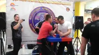 Чемпионат Мурманска по армрестлингу в.к. до 75 кг