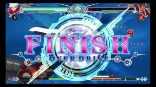 BlazBlue Central Fiction - Sprintersan Ragna vs. CPU Tager