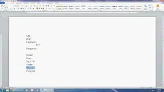 Alphabetizing Animals Assignment Instructions