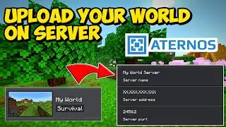 HOW TO UPLOAD YOUR WORLD ON SERVER | CONVERT WORLD INTO SERVER EASILY JAVA+PE 