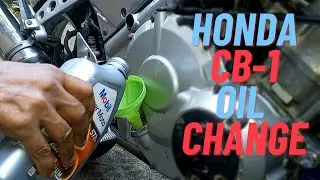 Honda CB1 400 NC-27 Oil Change