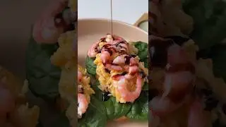 Shrimp tost 🍤🥪 #завтрак #завтракза5минут #завтракрецепт #food #рецепты