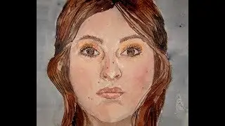 Portrait, Watercolour Time lapse, The Yorkshire Artist