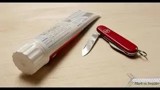 Stropping knives with...toothpaste?