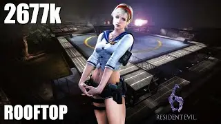 Resident Evil 6 NO MERCY Rooftop 2677k Sherry PC 60fps