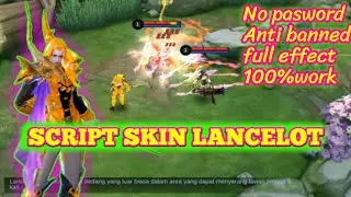 Script skin gratis lancelot NO PASWORD _ Mobile legends