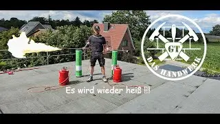 Gaube |  Das Flachdach wird gedämmt und abgedichtet