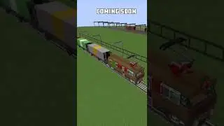 create Train Mod In Minecraft | Minecraft Train mod 