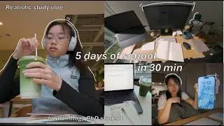 5 DAY STUDY VLOG: productive week as a medical PhD student