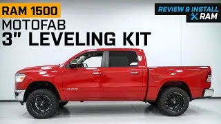 2006-2023 RAM 1500 MotoFab 3-Inch Front Leveling Kit Review & Install