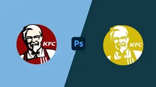 Cara merubah warna logo dengan satu warna || Photoshop Cs5