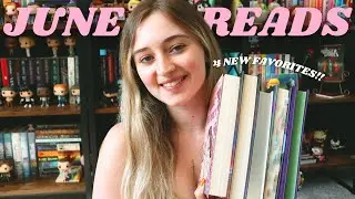 june reading wrap up 🌈 I read FOUR 5-star books!