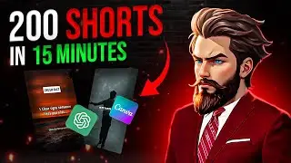 How To Mass Produce VIRAL YouTube Shorts with ChatGPT & Canva | In 15 Minutes!