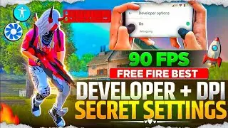 Developer Option Full Setting 90 FPS🔥 Tutorial ✅ l Lag Fix💯 Free Fire max ⚡🔥