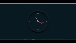 Modern design Clock using HTML, CSS and JavaScript
