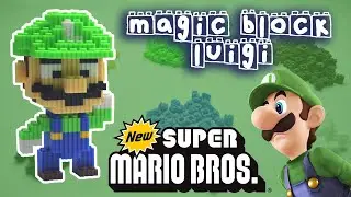 Assembling Assembling Luigi Super Mario Bros. Nano Blocks