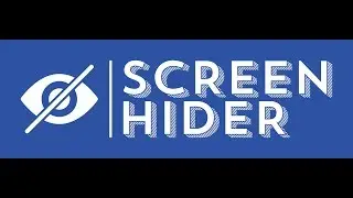 [How to use] Screen Hider app