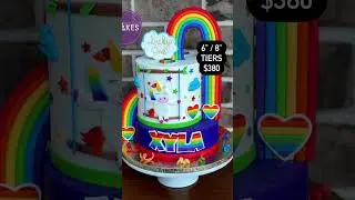Here's How Much I Charged For Some Recent Cakes!  #youtubeshorts