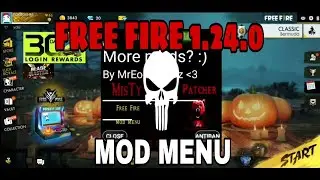 Free Fire 1.24.0/1.23.6 Hack {MOD APK UPDATED}-(MOD MENU)