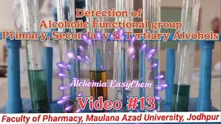 How alcoholic functional group is identified? | Organic Chemistry| | ||Lucas test|| | Chromic acid|