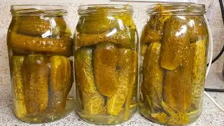 🥒БОЧКОВЫЕ Огурцы🥒для РАССОЛЬНИКА🥘 ВИНЕГРЕТА 🍲 ОЛИВЬЕ!  20 лет уже так закрываем!