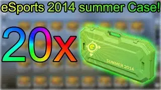 CS:GO Case Opening! 20x eSports 2014 Summer Case! ez money or rip? :S