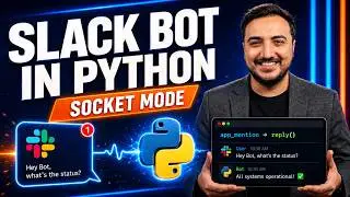 Tutorial 1: Complete Python Slack Bot Course #1: Slack API Socket Mode Setup (No Webhooks) 5 Minutes