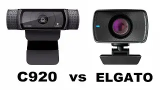 Logitech c920 vs Elgato Facecam - Best low light stream camera