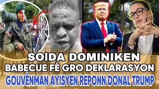 solda dominiken 🙆‍♂️ babecue fache Dominique Dupuy reponn Donal trump bwa mare