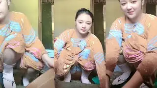 Peek at Miss Farani washing the dishes 💓💓💓