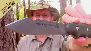Best Fixed Blade Backpacking Knife? -TOPS Knives Backpackers Bowie