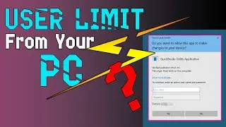 Limit "Windows User" on Your PC!