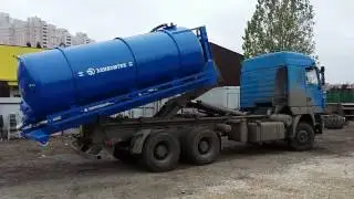 Hook lift vacuum tanker (multilift) LKT-10VM