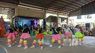 70's 80's Zumba Dance contest || 70th Araw Ng Linongganan || 2nd Runner Up 