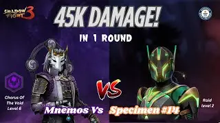 Shadow Fight 3 || Specimen 14 DESTROYED in 1 round by Mnemos || Void World level 2