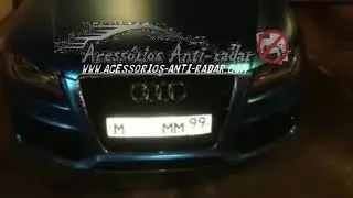 Anti photo radar red light camera license plate spray