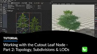 Working with the Cutout Leaf Node in PlantFactory - Part 2