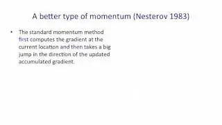 Neural Networks for Machine Learning 5 2 The momentum method