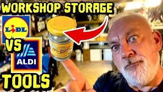 ALDI VS LIDL PARKSIDE TOOLS & UNIQUE JAR STORAGE IN MY WORKSHOP ⚒️🤪
