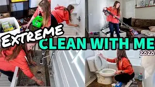 EXTREME CLEAN WITH ME 2020 | CLEANING MOTIVATION | HOUSE CLEANING ROUTINE