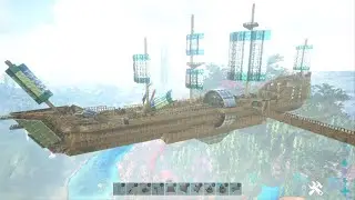 ark build flying pirate ship big one