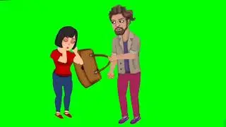 green screen animation cartoon