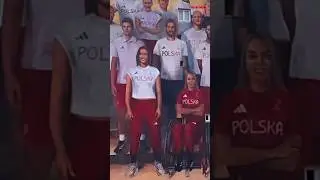 A big mural with Iga&other Polish athletes representing Poland🇵🇱 at the Olympic Games in Paris🇫🇷