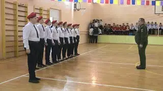 Районный смотр строя в Киреевском районе